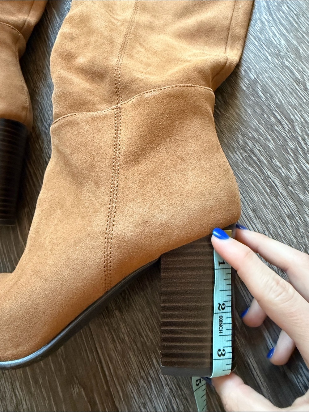 Sam Edelman Victoria Slouch Pull-On Boot in Golden Caramel Suede - Picture 13 of 14